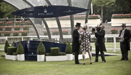The TV crew at Royal Ascot